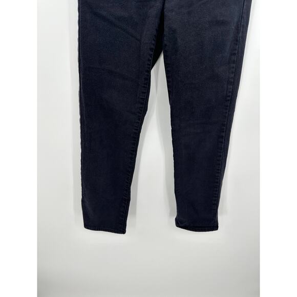 Levi's 724 High Rise Slim Straight Black Sheep Denim Jeans Women's Size 26 x 28 - Picture 4 of 10